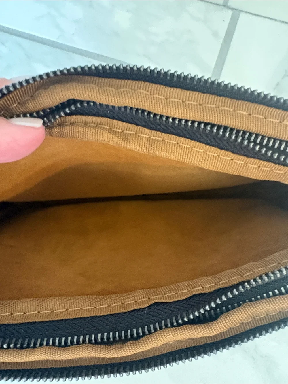 Patricia Nash Viani Leather Wristlet Black